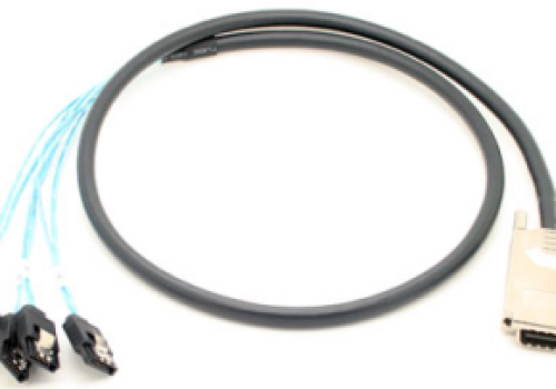 Cáp Infiniband CX4 SAS SFF-8470 to 4 SATA,10Gbps,1.0m
