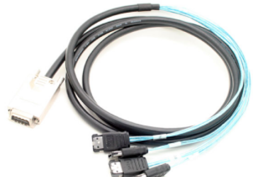 Cáp Infiniband CX4 SAS SFF-8470 to 4 eSATA,10Gbps,1.0m